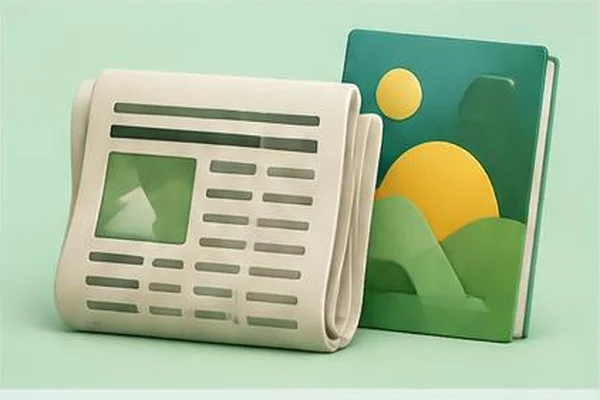Newspaper and magazine