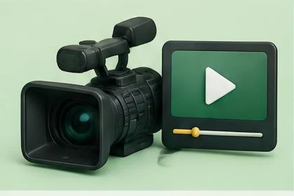 Video camera and playback screen